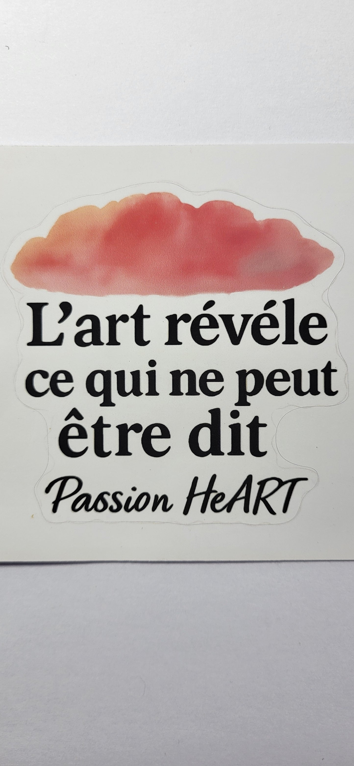 Stickers l'Art révèle ce qui ne peut être dit